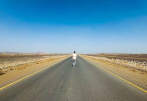 Street into Danakil Depression